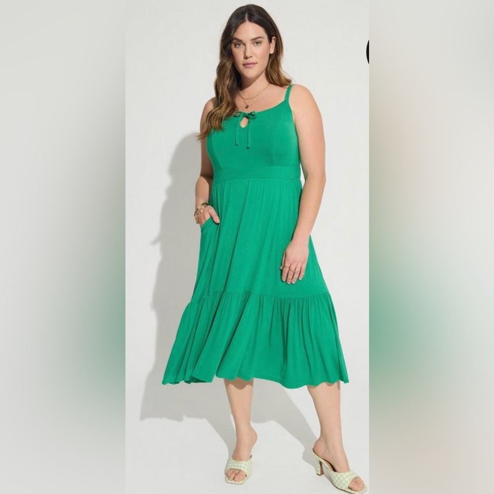 😱 Torrid size 3 green jellybean dress